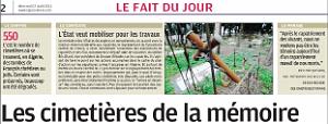 ALGERIE LES CIMETIERES DE LA MEMOIRE AOUT 2011    (1)